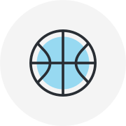 Ilustración de un balón de baloncesto Ilustración de un balón de baloncesto