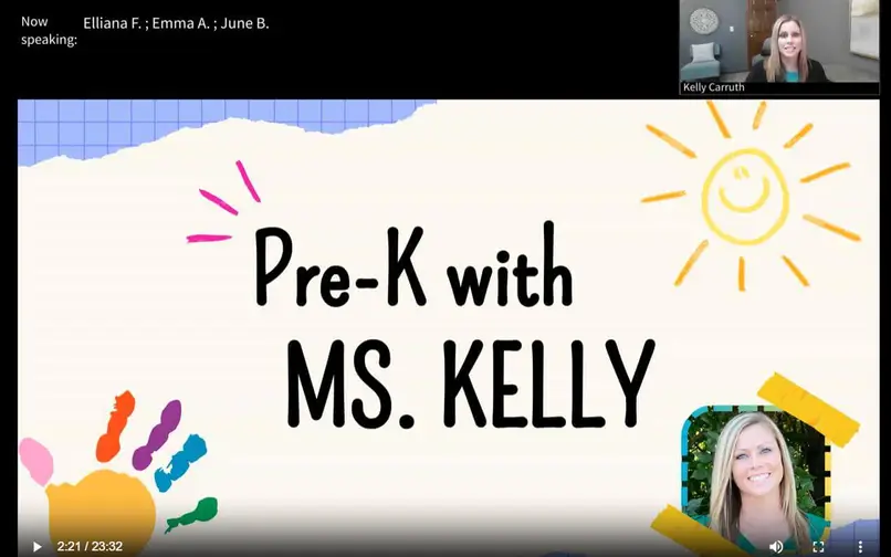 Preescolar virtual en la Academia Privada K12